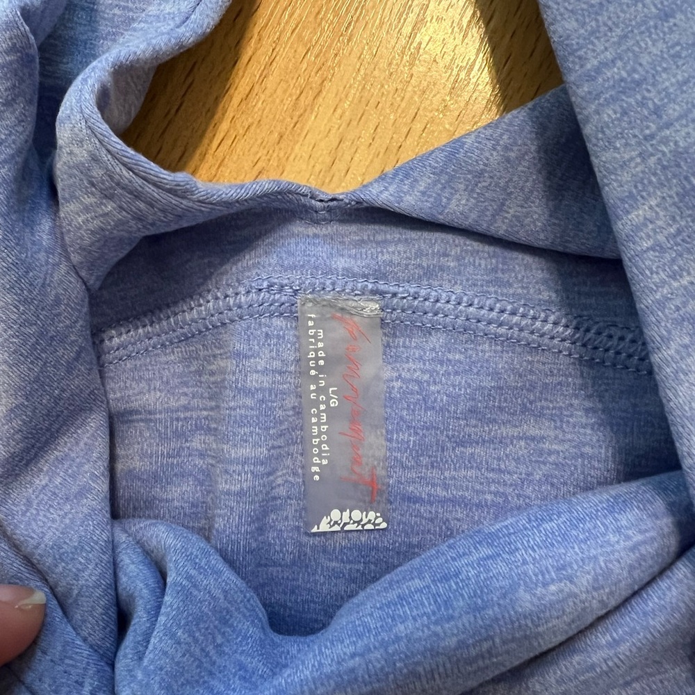 Free People Periwinkle Workout Top & Legging Set - Picture 10 of 11